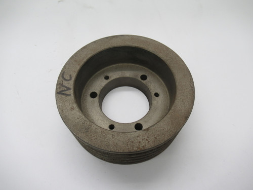 Generic 4-3V-5.0-SDS V-Belt Sheave 1/2-2” Bushing 4-Groove 5” OD 3V Belt USED