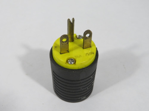 Pass & Seymour 5666-XCN Straight-Blade Plug 15A 250V 3W 2P NEMA 6-15P USED