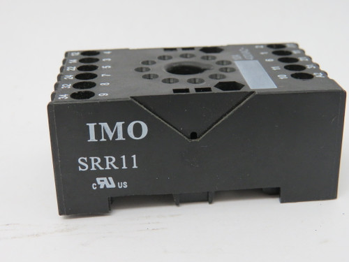 IMO SRR11 Relay Socket 10A 400VAC 11-Pin USED