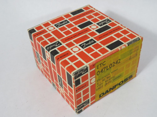Danfoss 047L0242 Type ETC ON-Delay Timer 2-50Sec SPDT 110V 50-60Hz NEW