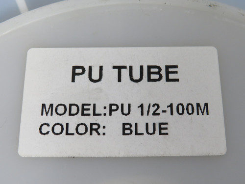 Generic PU1/2-100M-BLUE Polyurethane Tubing 1/2" x 0.33" 1.0 MPa 83m L Blue NEW