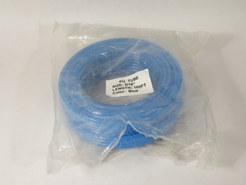 Generic PU5/16-100FT-BLUE Polyurethane Tubing 5/16" x 0.2" 100' 30m L Blue NWB