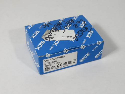 Sick WL150-P420 Photoelectric Sensor 10-30VDC 100mA 0.01-0.6m Range NEW