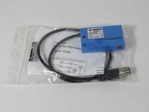 HERMA OGUTI 12109 Optical Label Sensor for 400 System 10-35VDC SHELF WEAR NWB