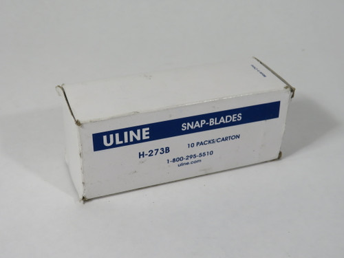 Uline H-273B Replacement Blade for Snap-Blade Knife 18mm Lot of 9 Packs NEW