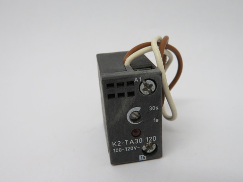 IMO K2-TA30-120 Electronic Timer for Contactor 1-30Sec OFF 100-120AC BOX DMG NEW