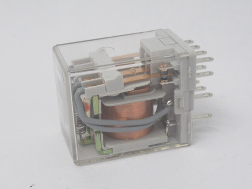 Relpol R4-2014-23-5120-L General Relay 120V 50/60Hz 5A 250VAC 14-Blade USED
