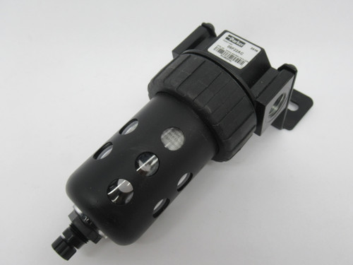 Parker 06F22AC Compressed Air Filter w/Bracket 80cfm 150 psi 3/8" NPT USED