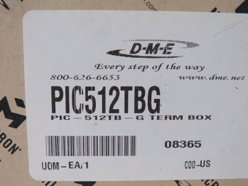 DME Milacron PIC512TBG Terminal Box 1 Connector SEALED NEW