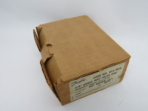 Danfoss 013-7016 Thermostatic Radiator Straight Valve 3/4" FPT-MPT BOX DMG NEW