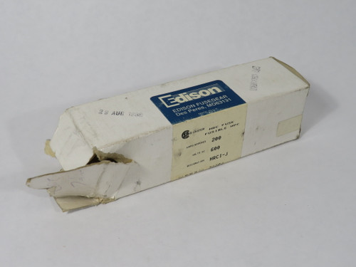 Edison 200CJ Fast-Acting HRCI-J Fuse 200A 600V BOX DAMAGE NEW