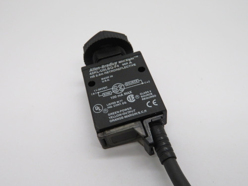 Allen-Bradley 42KL-U2LBQ-F4 MiniSight Photoelectric Sensor Ser A 11-30VDC USED