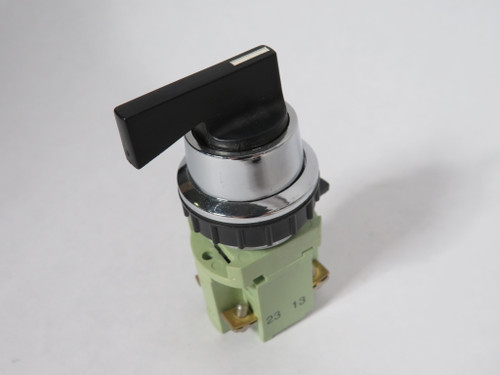 Generic Black 3 Pos Wide Base Maintained Selector Switch 2NO 10A 250VAC NOP