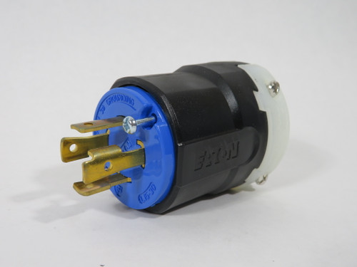 Eaton Arrow Hart AHCL1530P Locking Plug 30A 250V 4W 3P NEMA L15-30P Blue NEW