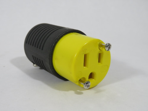 Pass & Seymour 5269-XCN Straight-Blade Connector 15A 125V 3W 2P NEMA 5-15R NEW