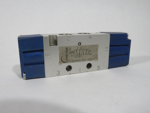Invensys VSN16-501-102 Inline Spool Valve 5-Port 2-Pos 1/8" NPT USED