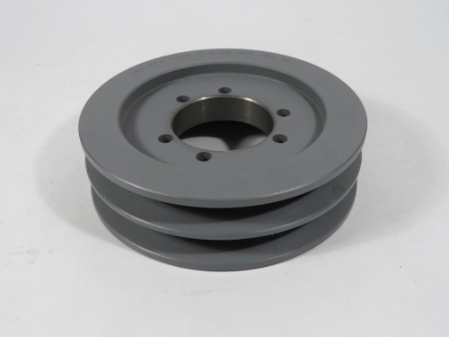 TB Wood's 562B V-Belt Pulley 1/2-2" SDS Bushing 2 Grooves 5.95" OD A/B Belt NEW