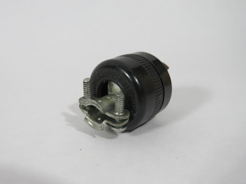 Pass & Seymour 7485 Midget Locking Plug 15A 125V 3-Wire 2-Pole USED