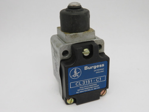 Burgess CL3151-C1 Push Button Limit Switch 7A 250VAC BOX DAMAGE NEW