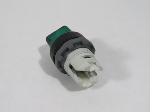 ABB M2SS2-11G Illuminated Selector Switch Operator 2-Pos Maintained Green USED