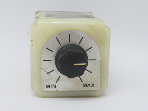 Agastat 9812B11F Time Delay Relay 6-180sec 120VAC 10A 60Hz 8-Pin USED