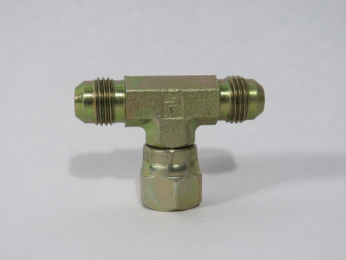 Parker 393T-6-6 Swivel Nut Branch Tee 3/8" Tube OD 9/16-18 Tube End/Swivel NOP