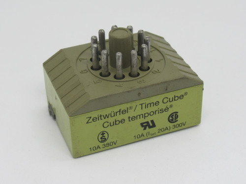 Multicomat CT3-E25/H Time Cube Relay 0.8s-30min 90-265VAC 10A 11-Pin USED
