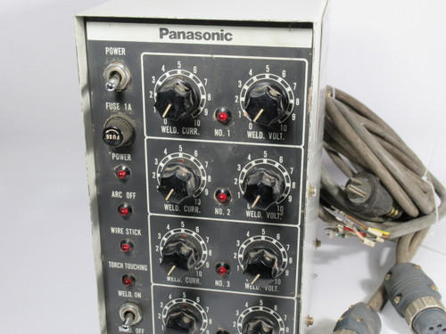Panasonic YM-503UBY11 Robot Welding Arm Interface Box 115VAC 20VA 50/60Hz USED