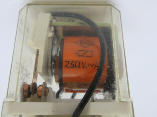 IMO 6012-10 Plug-In Relay 230VAC Coil 10A/250VAC 8-Pin USED