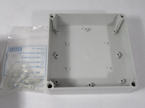 IMO 144EP0008 Gray Unibox Enclosure w/Backplate 175x175x125mm NOP