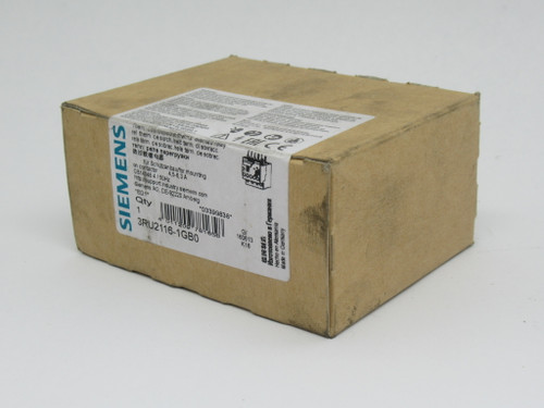 Siemens 3RU2116-1GB0 Overload Relay 4.5-6.3A NEW