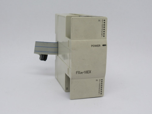 Mitsubishi FX2N-16EX-ES/UL Modular Extension I/O Unit 16-Inputs 24VDC 5mA USED