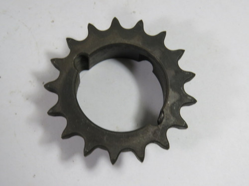 Tsubaki 40BTL17H Taper Bushed Sprocket 1-1/4" Max Bore 17 Teeth 40 Chain USED