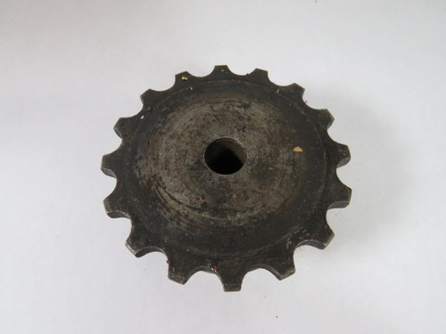 Link-Belt RC5016 Sprocket 3.4" OD 0.4" Bore 16 Teeth USED