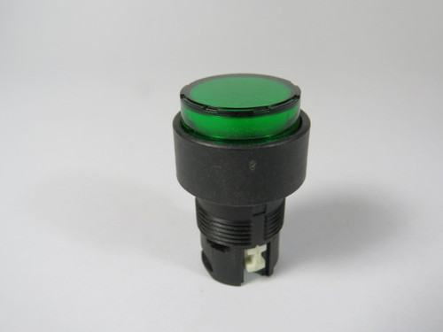 Allen-Bradley 800EP-LE3 Extended Illuminated Green Push Button Operator USED