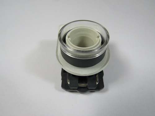 Telemecanique ZB5-AW37 Push Button Operator w/ Mounting Latch No Lens USED