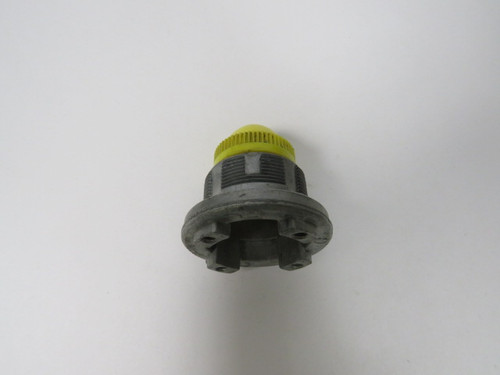 Square D 9001-KP1Y9 Yellow Dome Pilot Light Operator Only USED