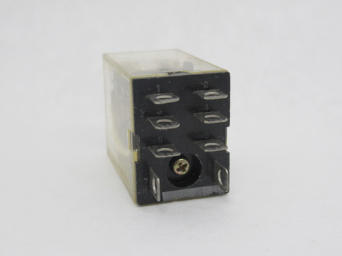 Omron LY2-AC110/120 Relay 110/120VAC 10A 8-Blade USED
