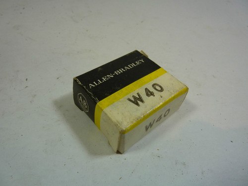 Allen-Bradley W40 Overload Relay Thermal Unit ! NEW !