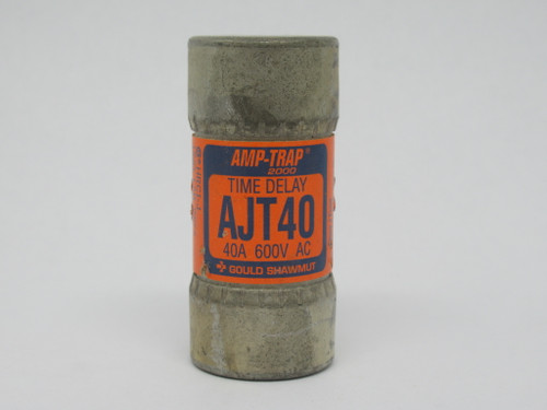 Gould Shawmut AJT40 Time Delay Fuse 40A 600VAC USED