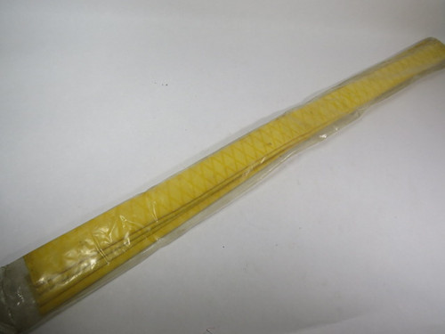 Power-Fist 8256547 Yellow Heat Shrinking Tube 35mm D 102cm Length *Lot Of 4* NEW