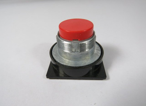 General Electric CR104PBG00R2 Red Extended Push Button Operator Only USED