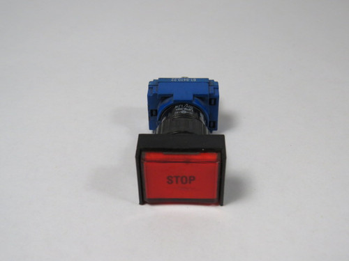EAO 61.1130.0 Red Push Button w/ Stop Marking 60V 1.2W USED