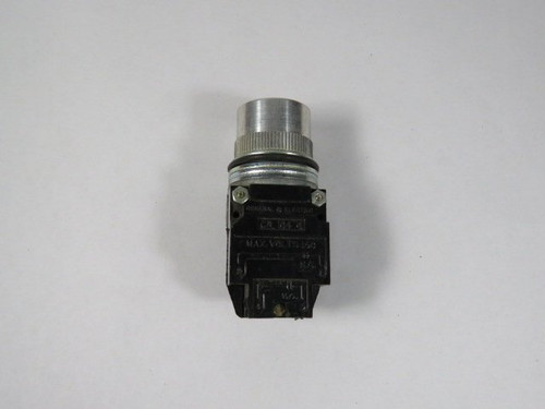 General Electric CR104A8103 Red Push Button w/ Guard 1NO/1NC USED