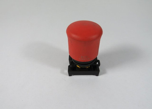 Cutler-Hammer M22-PV Twist-to-Release Red Push Button w/ Mounting Base USED