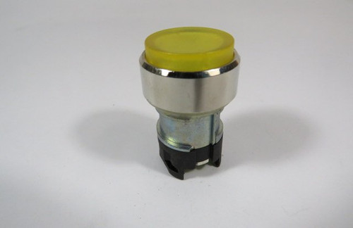 Siemens 3SB3501-0BA31 Yellow Push Button Operator w/ Raised Button USED