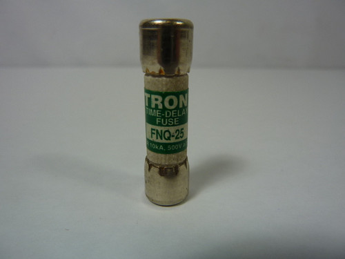 Tron FNQ-25 Time Delay Fuse 25A 500V USED