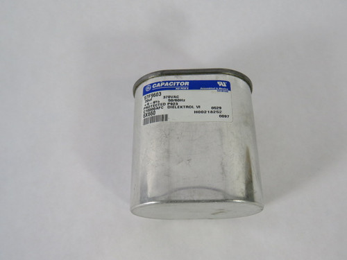 General Electric 97F9603 Capacitor 20uf 370VAC 50/60HZ USED