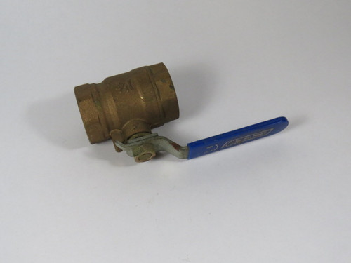 Seal Wells Bll Valve 1-1/2" 400 WOG Brass USED