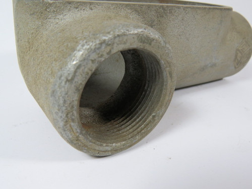 Crouse-Hinds LR47 Conduit Body w/o Cover 1-1/4" USED